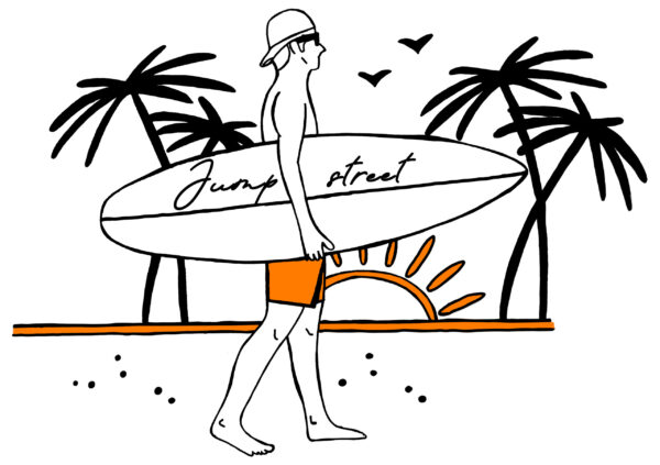 Koszulka streetwear Jump street BEACH - obrazek 5