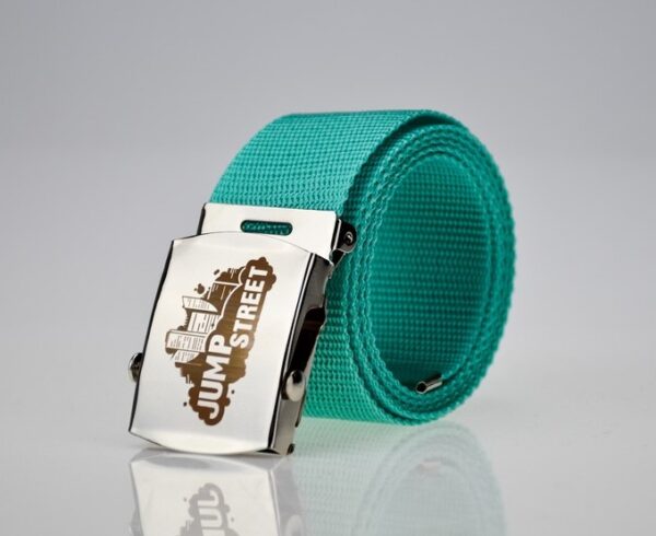 Pasek streetwear Jump street CITY SILVER & MINT - obrazek 2