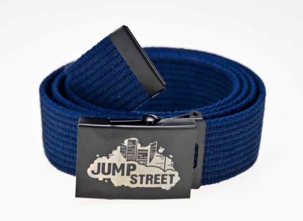 Pasek streetwear Jump street CITY BLACK & DARK BLUE - obrazek 2