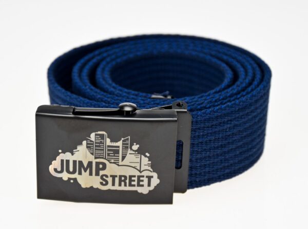 Pasek streetwear Jump street CITY BLACK & DARK BLUE - obrazek 4