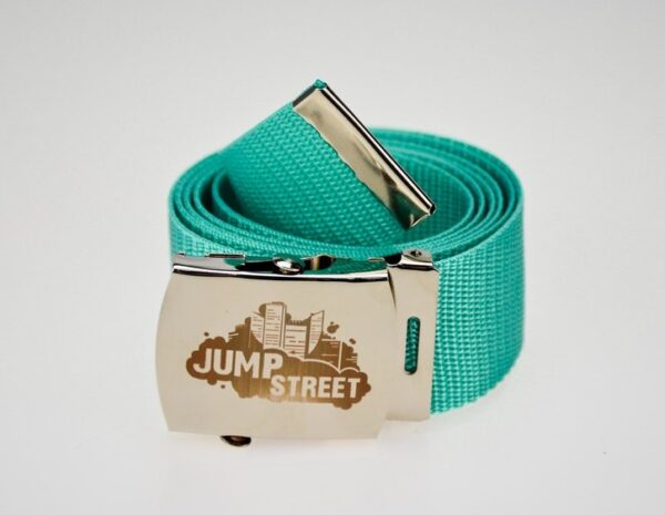 Pasek streetwear Jump street CITY SILVER & MINT - obrazek 3