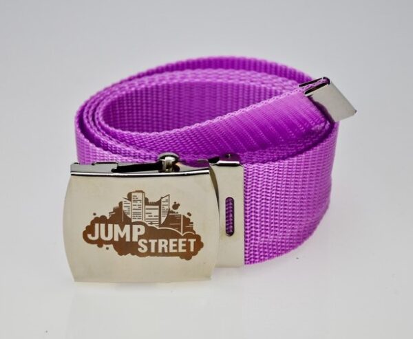 Pasek streetwear Jump street CITY SILVER & HEATHER - obrazek 2