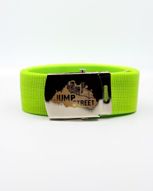 Pasek streetwear Jump street CITY SILVER & LIGHT GREEN