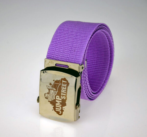 Pasek streetwear Jump street CITY SILVER & VIOLET - obrazek 3