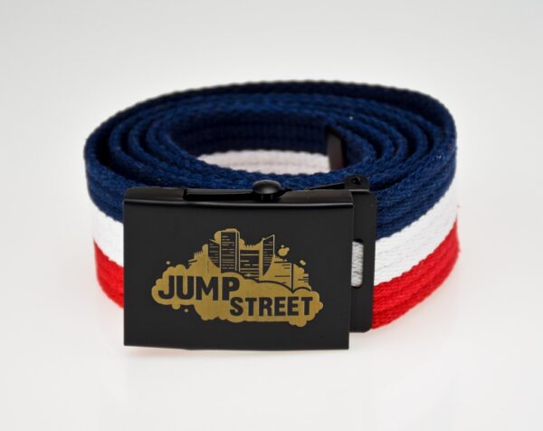 Pasek streetwear Jump street CITY BLACK & 3 COLORS - obrazek 4