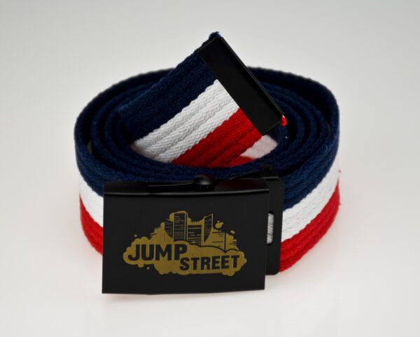 Pasek streetwear Jump street CITY BLACK & 3 COLORS - obrazek 2