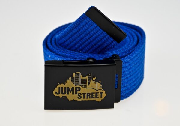 Pasek streetwear Jump street CITY BLACK & BLUE - obrazek 4