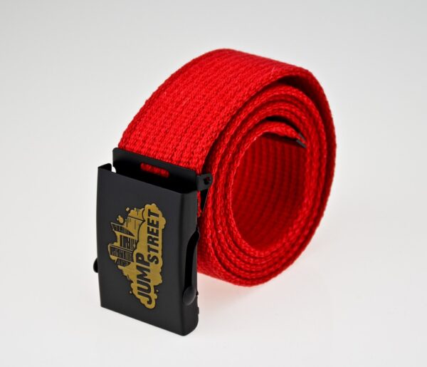 Pasek streetwear Jump street CITY BLACK & RED - obrazek 5
