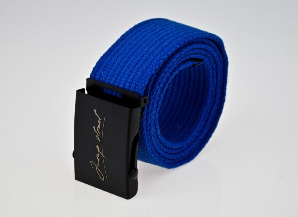 Pasek streetwear Jump street ORIGINAL BLACK & BLUE - obrazek 4