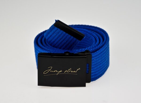 Pasek streetwear Jump street ORIGINAL BLACK & BLUE - obrazek 3