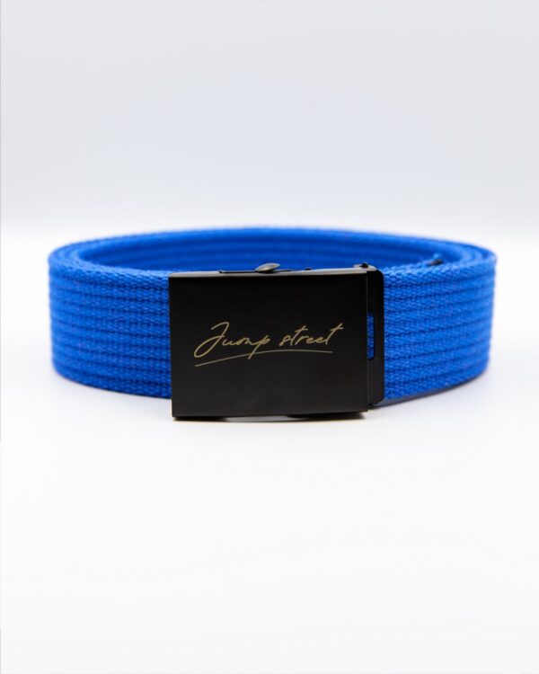 Pasek streetwear Jump street ORIGINAL BLACK & BLUE