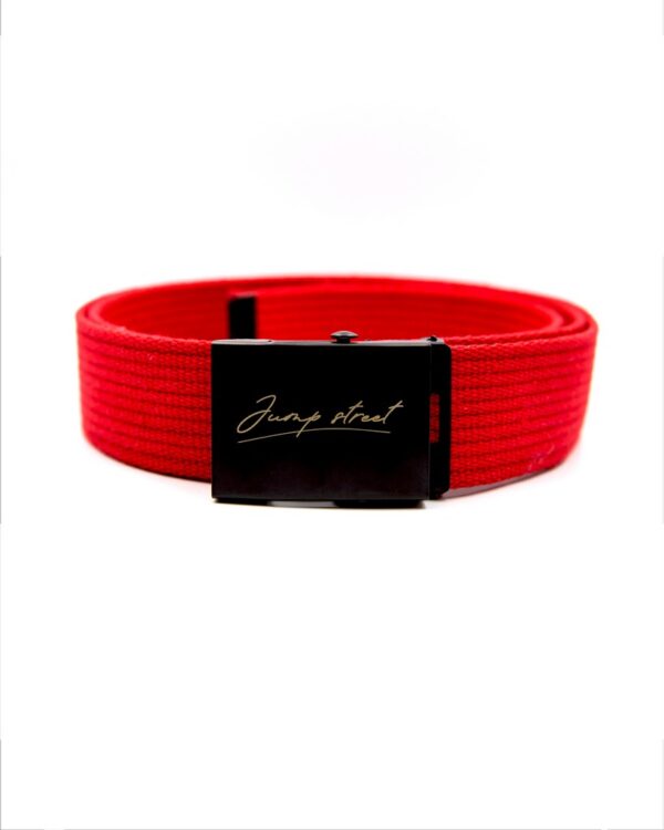Pasek streetwear Jump street ORIGINAL BLACK & RED