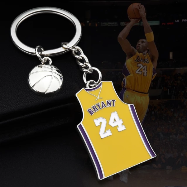 Brelok do kluczy streetwear KOSZULKA KOBE BRYANT KOSZYKÓWKA - obrazek 3