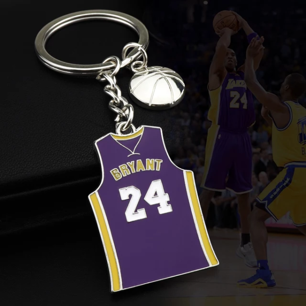 Brelok do kluczy streetwear KOSZULKA KOBE BRYANT KOSZYKÓWKA - obrazek 2