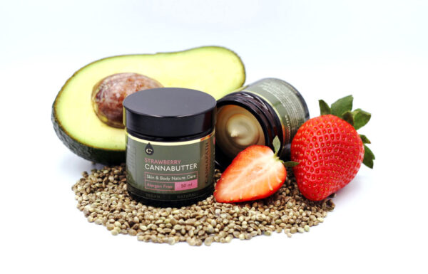 Masło do ciała CANNABUTTER STRAWBERRY