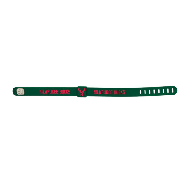 Opaska silikonowa bransoletka streetwear MILWAUKEE BUCKS - obrazek 3