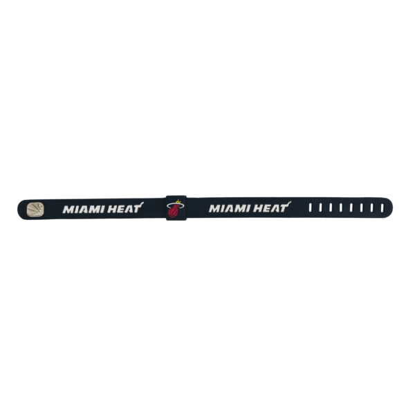 Opaska silikonowa bransoletka streetwear MIAMI HEAT - obrazek 3