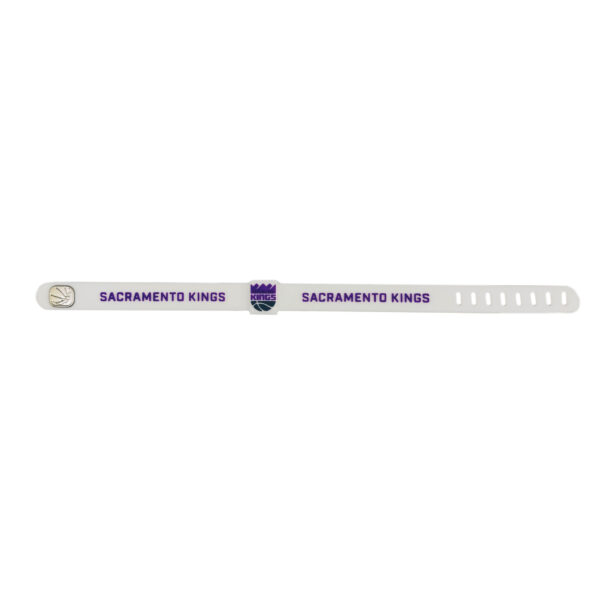 Opaska silikonowa bransoletka streetwear SACRAMENTO KINGS - obrazek 3