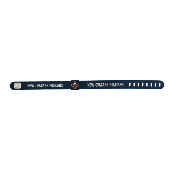 Opaska silikonowa bransoletka streetwear NEW ORLEANS PELICANS - obrazek 3