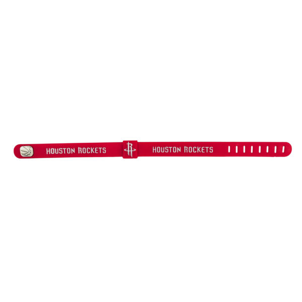 Opaska silikonowa bransoletka streetwear HOUSTON ROCKETS - obrazek 3