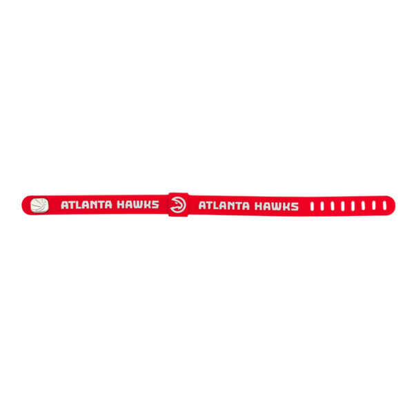 Opaska silikonowa bransoletka streetwear ATLANTA HAWKS - obrazek 3