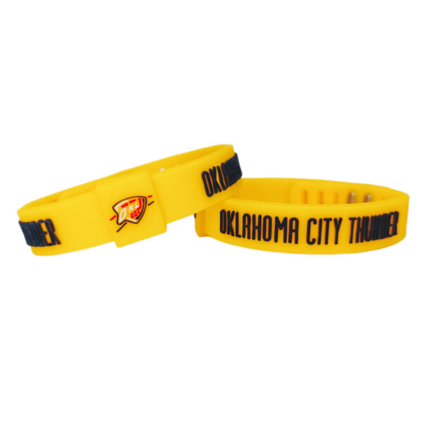 Opaska silikonowa bransoletka streetwear OKLAHOMA CITY THUNDER