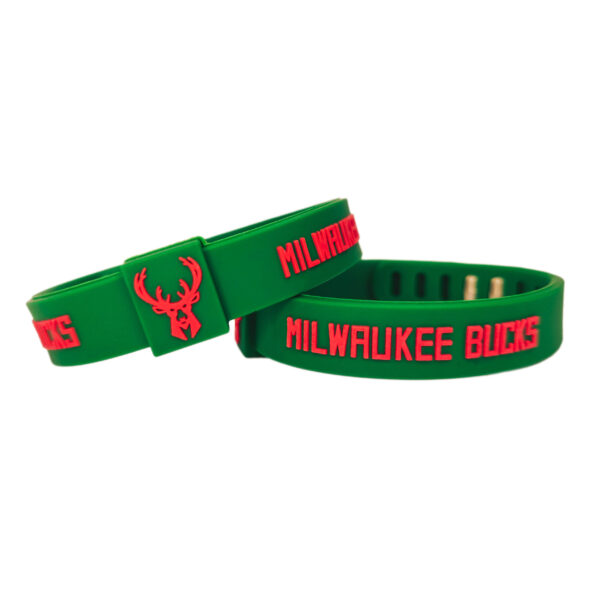 Opaska silikonowa bransoletka streetwear MILWAUKEE BUCKS