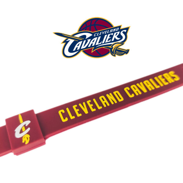 Opaska silikonowa bransoletka streetwear CLEVELAND CAVALIERS - obrazek 2
