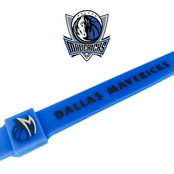 Opaska silikonowa bransoletka streetwear DALLAS MAVERICKS - obrazek 2