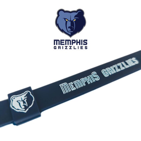 Opaska silikonowa bransoletka streetwear MEMPHIS GRIZZLES - obrazek 2