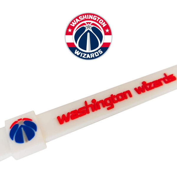Opaska silikonowa bransoletka streetwear WASHINGTON WIZARDS - obrazek 2