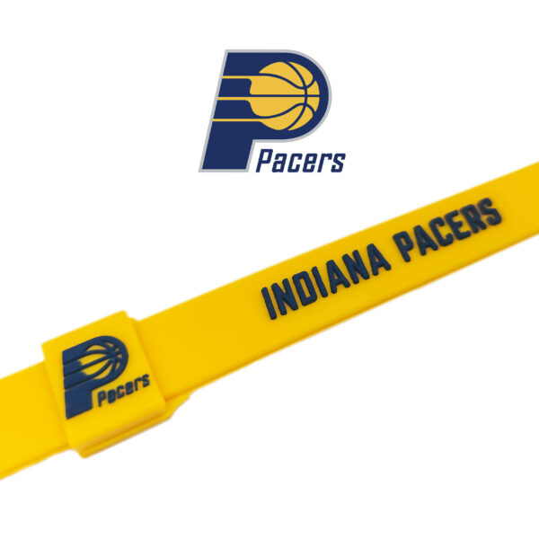 Opaska silikonowa bransoletka streetwear INDIANA PACERS - obrazek 2
