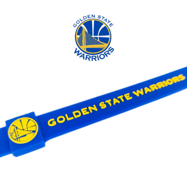 Opaska silikonowa bransoletka streetwear GOLDEN STATE WARRIORS - obrazek 2