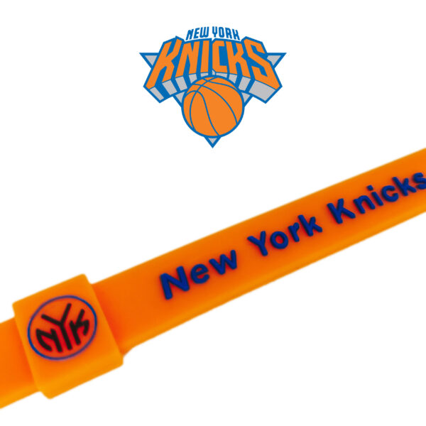 Opaska silikonowa bransoletka streetwear NEW YORK KNICKS - obrazek 2