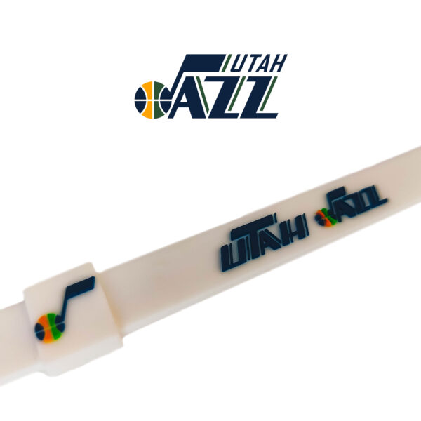 Opaska silikonowa bransoletka streetwear UTAH JAZZ - obrazek 2