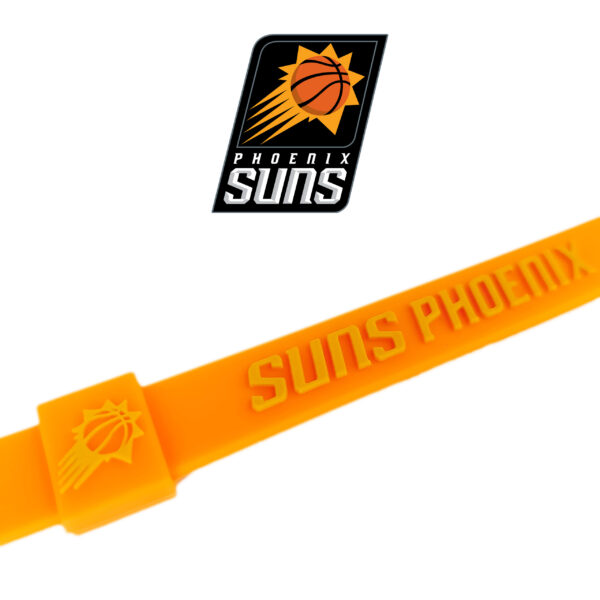 Opaska silikonowa bransoletka streetwear PHOENIX SUNS - obrazek 2