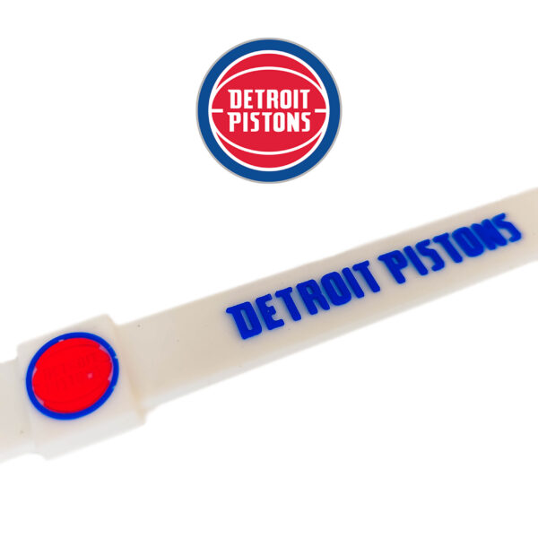 Opaska silikonowa bransoletka streetwear DETROIT PISTONS - obrazek 2