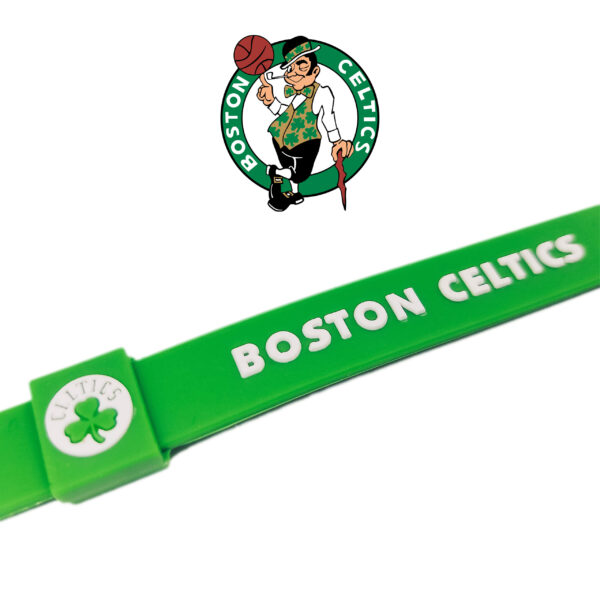 Opaska silikonowa bransoletka streetwear BOSTON CELTICS - obrazek 2